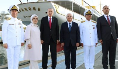 Cumhurbaşkanımız ERDOĞAN , Yenilenen Savarona Yatında İncelemelerde Bulundu