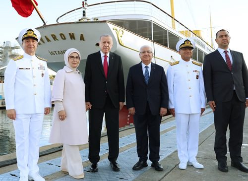 Cumhurbaşkanımız ERDOĞAN , Yenilenen Savarona Yatında İncelemelerde Bulundu