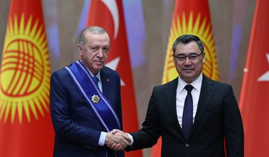 Cumhurbaşkanımız ERDOĞAN “Kırgızistan ile ilişkilerimizi kapsamlı stratejik ortaklık seviyesine yükselttik”