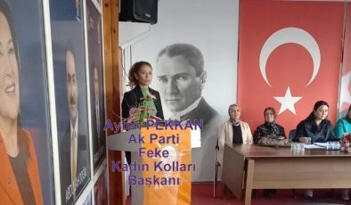 AK PARTİ Feke Kadın Kollarının 7.Kongresinde Ayten PEKKAN Başkanlığını Yeniledi…