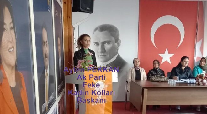 AK PARTİ Feke Kadın Kollarının 7.Kongresinde Ayten PEKKAN Başkanlığını Yeniledi…