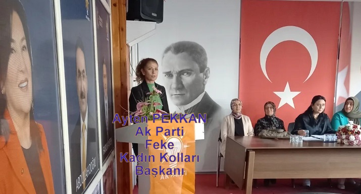 AK PARTİ Feke Kadın Kollarının 7.Kongresinde Ayten PEKKAN Başkanlığını Yeniledi…