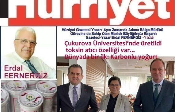 Çukurova Üniversitesi’nde üretildi toksin atıcı özelliği var… Dünyada bir ilk: Karbonlu yoğurt