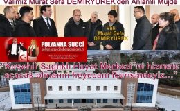 Valimiz Murat Sefa DEMİRYÜREK’den Anlamlı Müjde  “Kırşehir Sağlıklı Hayat Merkezi”ni hizmete açacak olmanın heyecanı içerisindeyiz…”