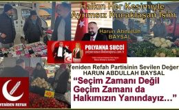 Halkın Her Kesimiyle Ayrımsız Kucaklaşan İsim Yeniden Refah Partisinin Sevilen Değeri HARUN ABDULLAH BAYSAL,  “Seçim Zamanı Değil Geçim Zamanı da Halkımızın Yanındayız…”