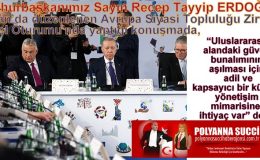 Cumhurbaşkanımız Sayın Recep Tayyip ERDOĞAN, “Uluslararası alandaki güven bunalımının aşılması için adil ve kapsayıcı bir küresel yönetişim mimarisine ihtiyaç var” dedi.
