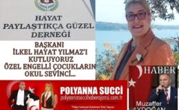HAYAT PAYLAŞTIKÇA GÜZEL DERNEĞİ BAŞKANI İLKEL HAYAT YILMAZ’I KUTLUYORUZ.ÖZEL ENGELLİ ÇOCUKLARIN OKUL SEVİNCİ