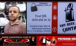 “VAY BEEE… ÇANTA” ZENGİN ÇOK ÇEŞİTLİ VE UYGUN FİYATLI ÇANTALARIYLA ADANALI SİZ DEĞERLİ MÜŞTERİLERİNİN HİZMETİNDE…