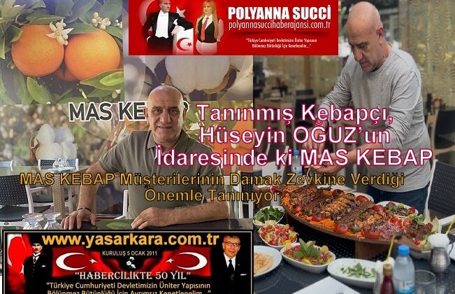 Tanınmış Kebapçı, Hüseyin OĞUZ’un İşletmeciliğinde ki MAS KEBAP, Hem Damak Zevkine Hemde Uygun Fiyatlarıyla Kebap Sevenlerin Özellikle Tercih Ettiği Marka Adres Olmayı Büyük Bir Önemle Sürdürüyor…