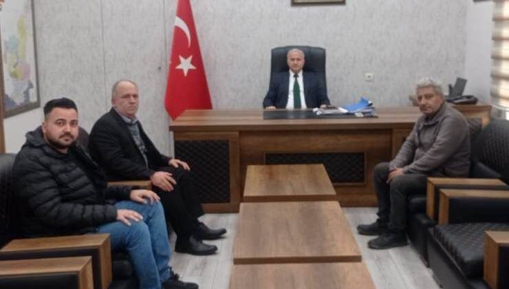 Başkan Türkeş Manga’dan Kaymakam Kurtyemez’e Anlamlı Ziyaret