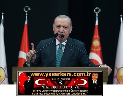 Cumhurbaşkanımız ERDOĞAN “Etrafımızı saran nefret söylemlerine, savaş çığırtkanlıklarına ve çatışma iklimine asla teslim olmayacağız”