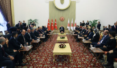 Cumhurbaşkanımız ERDOĞAN, TBMM’nin açılışının 106’ncı yıl dönümü resepsiyonuna katıldı