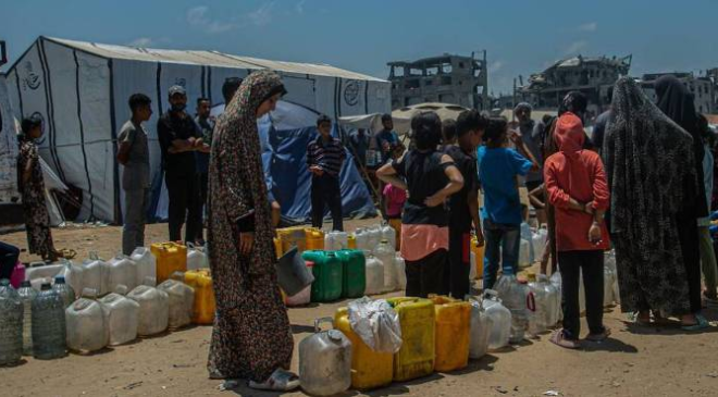 Gazze’de Su Taşıyan Kamyonlara Kanlı Saldırı İnsani Yardımlar Durma Noktasında
