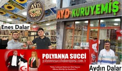 Kardeş Enes DALAR’dan, İşletmeciliğini Ağabeyi Aydın Dalar’ın Yaptığı  Kuruyemişçiliğin Marka Adresi “AYD Kuruyemiş”te Müşterilere Layıkıyla Hizmet Verirken, Hem Müşterilerin Hemde;  Ailesine Verdiği  Destek İle Çevre Esnafın Takdirine Vesile Oluyor…