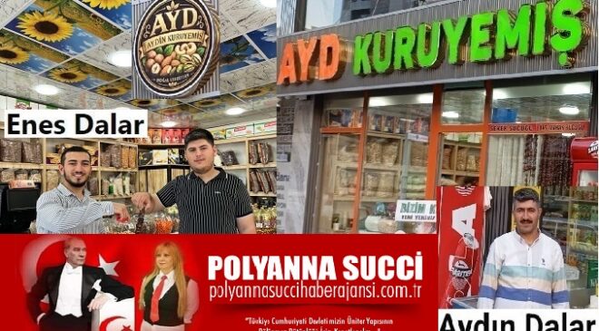 Kardeş Enes DALAR’dan, İşletmeciliğini Ağabeyi Aydın Dalar’ın Yaptığı  Kuruyemişçiliğin Marka Adresi “AYD Kuruyemiş”te Müşterilere Layıkıyla Hizmet Verirken, Hem Müşterilerin Hemde;  Ailesine Verdiği  Destek İle Çevre Esnafın Takdirine Vesile Oluyor…