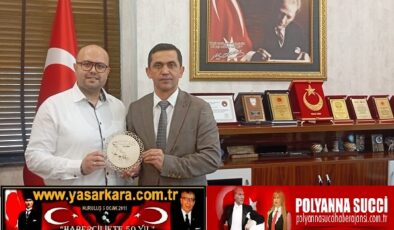  Bartın  Vilayeti  Adalet Komisyonu ve Ağır Ceza Mahkemesi Başkanlığına Atanan, Kozan Ağır Ceza Mahkemesi Başkanı Göksel SERT’e, Kozan Kent Konseyi Başkanı Diş Hekimi  Mehmet Can KARAOĞLAN’dan Ziyaret ve Kozan Anısı Hatırası…