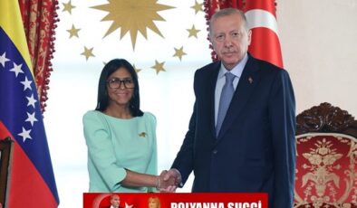 Cumhurbaşkanımız ERDOĞAN, Venezuela Geçici Devlet Başkanı Rodriguez ile görüştü