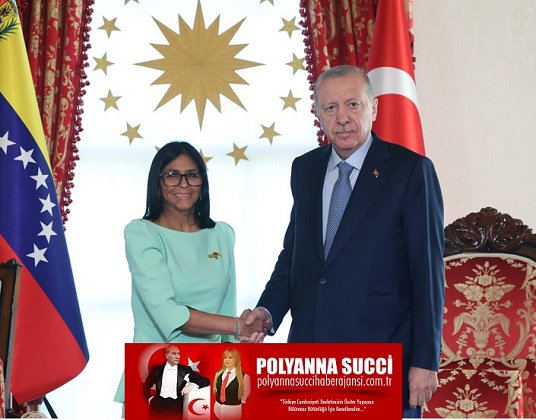 Cumhurbaşkanımız ERDOĞAN, Venezuela Geçici Devlet Başkanı Rodriguez ile görüştü