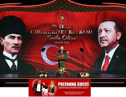 Cumhurbaşkanımız ERDOĞAN “Türkiye Cumhuriyeti, her alanda elde ettiği büyük kazanımlarla başarıdan başarıya koşmaya devam ediyor”